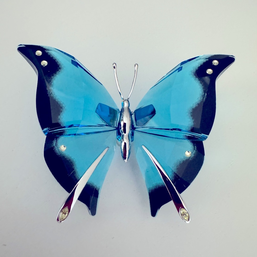 2003 Blue Swarovski Crystal Butterfly -  #622735